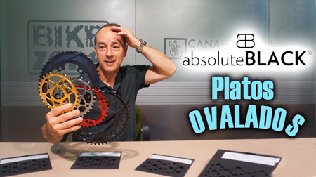 Platos ovalados Absolute Black: Pedaleo más efectivo